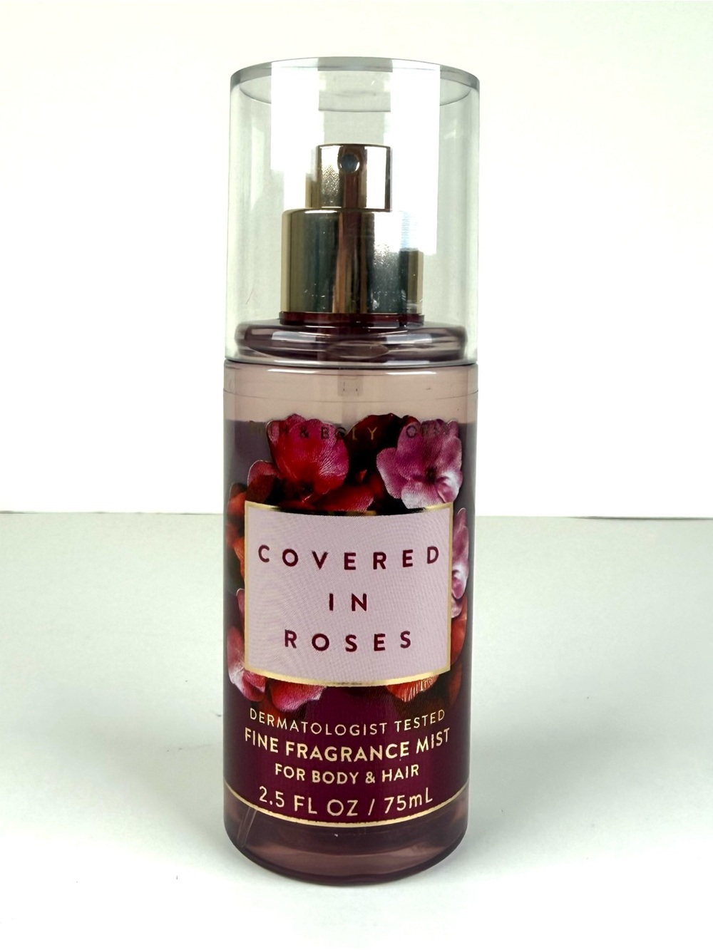 Bath & Body Works Covered In Roses Fine Fragrance Mist 2.5 oz Travel Size NEW